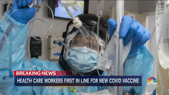 U.S. Health Care Workers Prepare To Receive Covid-19 Vaccine NBC Nightly News