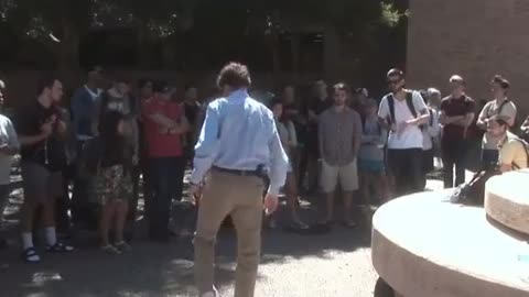 Atheist students gets humbled in 5-mins