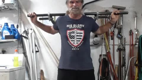 Squatting body weight at 61