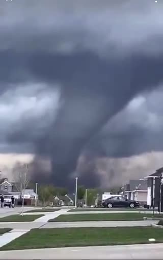 At least 10 tornadoes were reported to have touched down in Central Iowa last night.