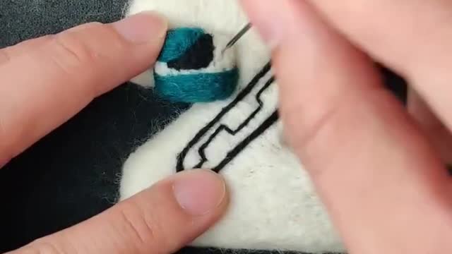 Alphabet Lore Letter Z Satisfying Needlefelt Art 🌎