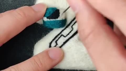 Alphabet Lore Letter Z Satisfying Needlefelt Art 🌎