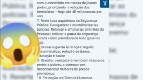 PLANEJAMENTO PARA DESGRAÇAR O BRASIL!