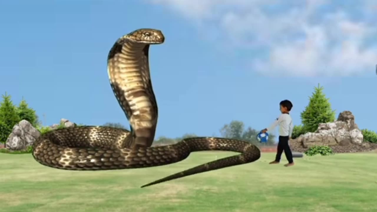 King cobra vs little child|| o my god 😱😱😱😱😱😱😠