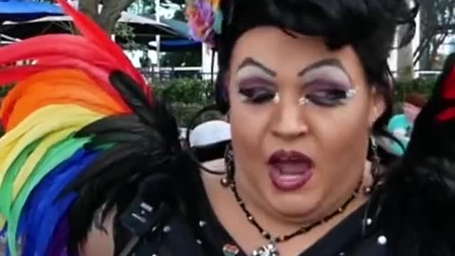 Drag queen advocates for child sex change surgeries and beasteality