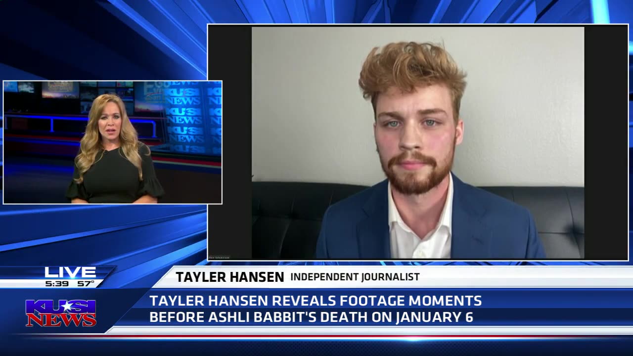 Videos taken by journalist Tayler Hansen prove Ashli Babbitt was not violent inside the capitol