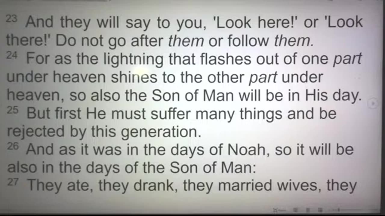 In the Days of Noah