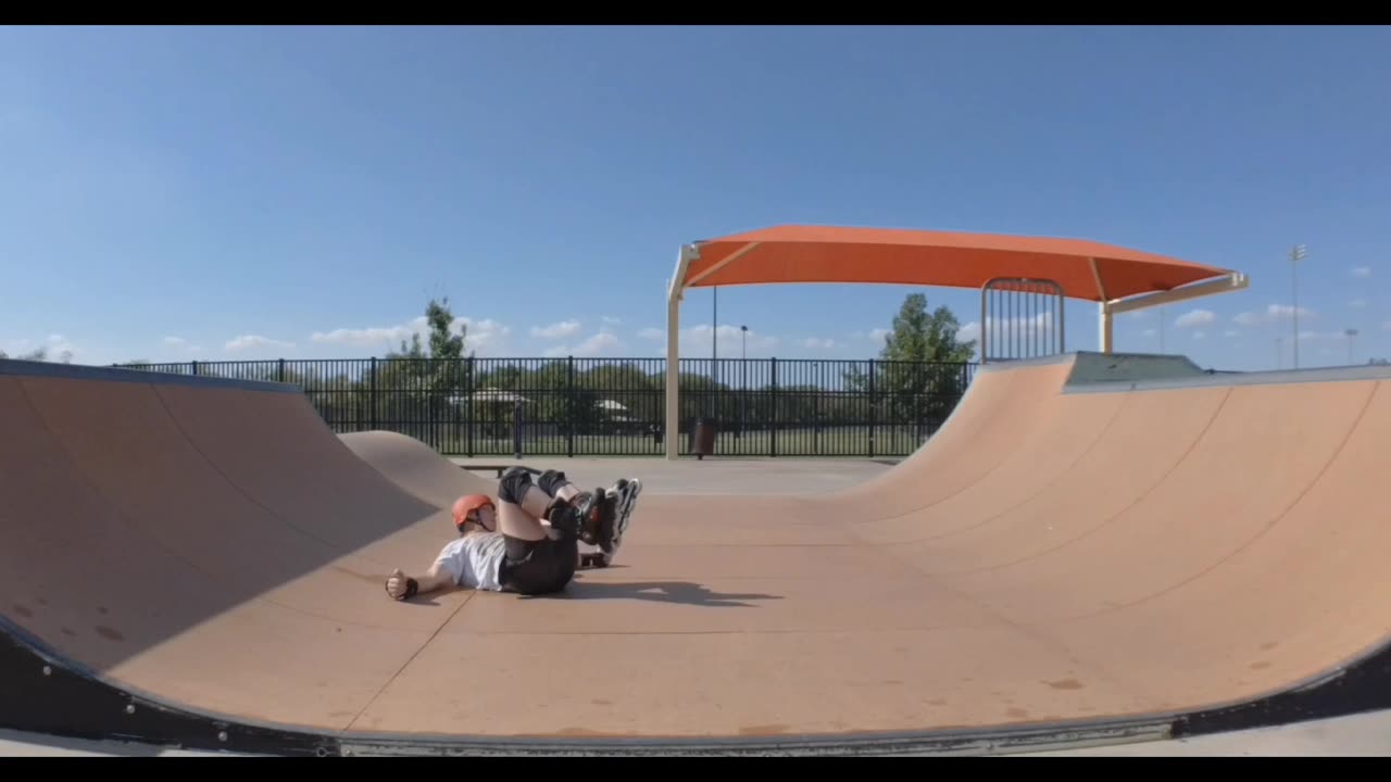 Learning the quarter pipe my second attempt