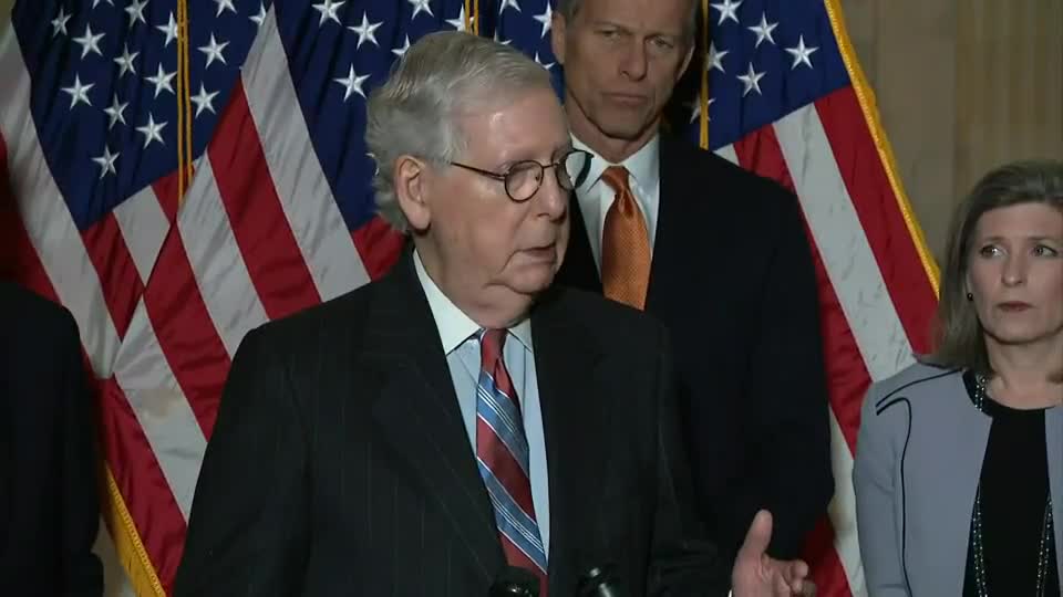 Mitch McConnell calls Jan. 6 a "violent insurrection"