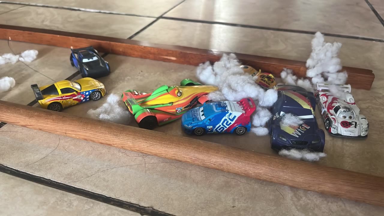 Cars 2 - Italy Race (Stop Motion Recreation)