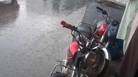 Rain in Rawalpidi,Pakistan