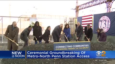 Groundbreaking for Metro-North Penn Station access