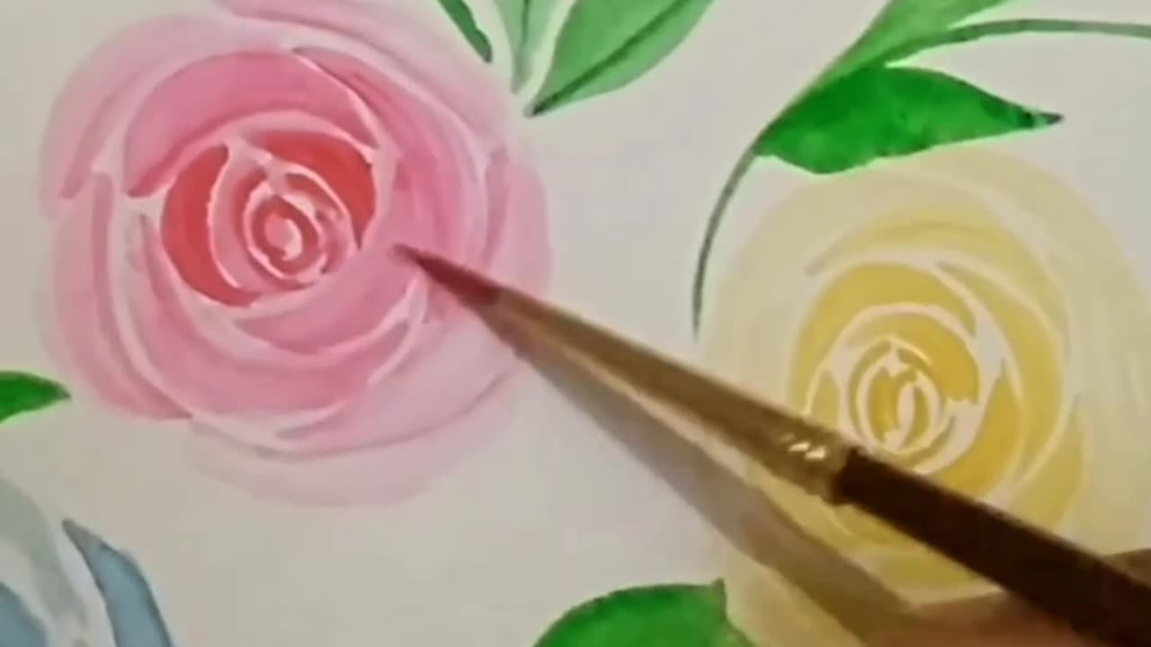 Rose Flower Art Work