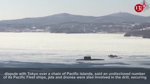 Russian submarine launches cruise missile from Sea of Japan in military drill