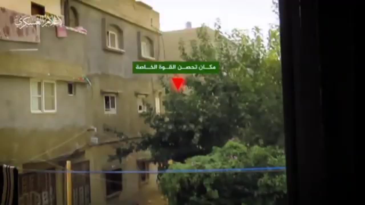 Al-Qassam broadcasts pictures of the targeting of an Israeli special forces