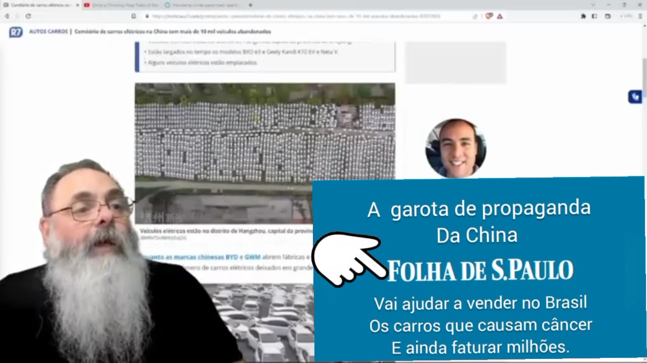 Quer dizer que a @folha vai ser garota propaganda da "China BYD" vai causar no Brasil o maior dano ambiental, tudo por dinheiro 💸. A folha já ajudou a matar pessoas no regime e vai continuar a fazer !