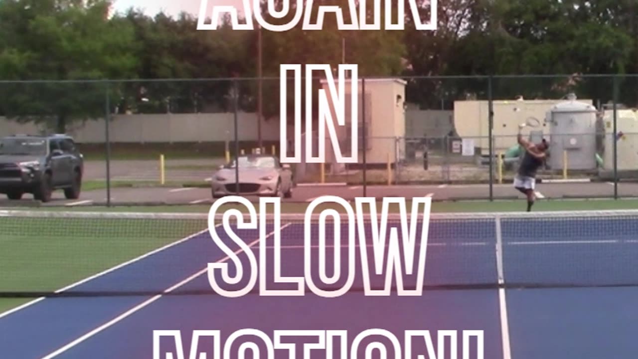 BACKHAND SOFT LOB WINNER!