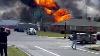 MARYLAND TANKER EXPLOSION & MASSIVE FIRE💥🔥 3/4/2023