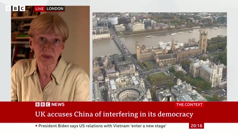 UK accuses China of interfering in its democracy