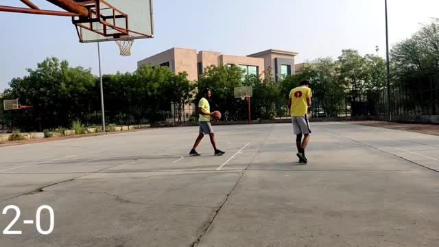 1 v 1 basketball 16 year old beat 25 year old trash talker