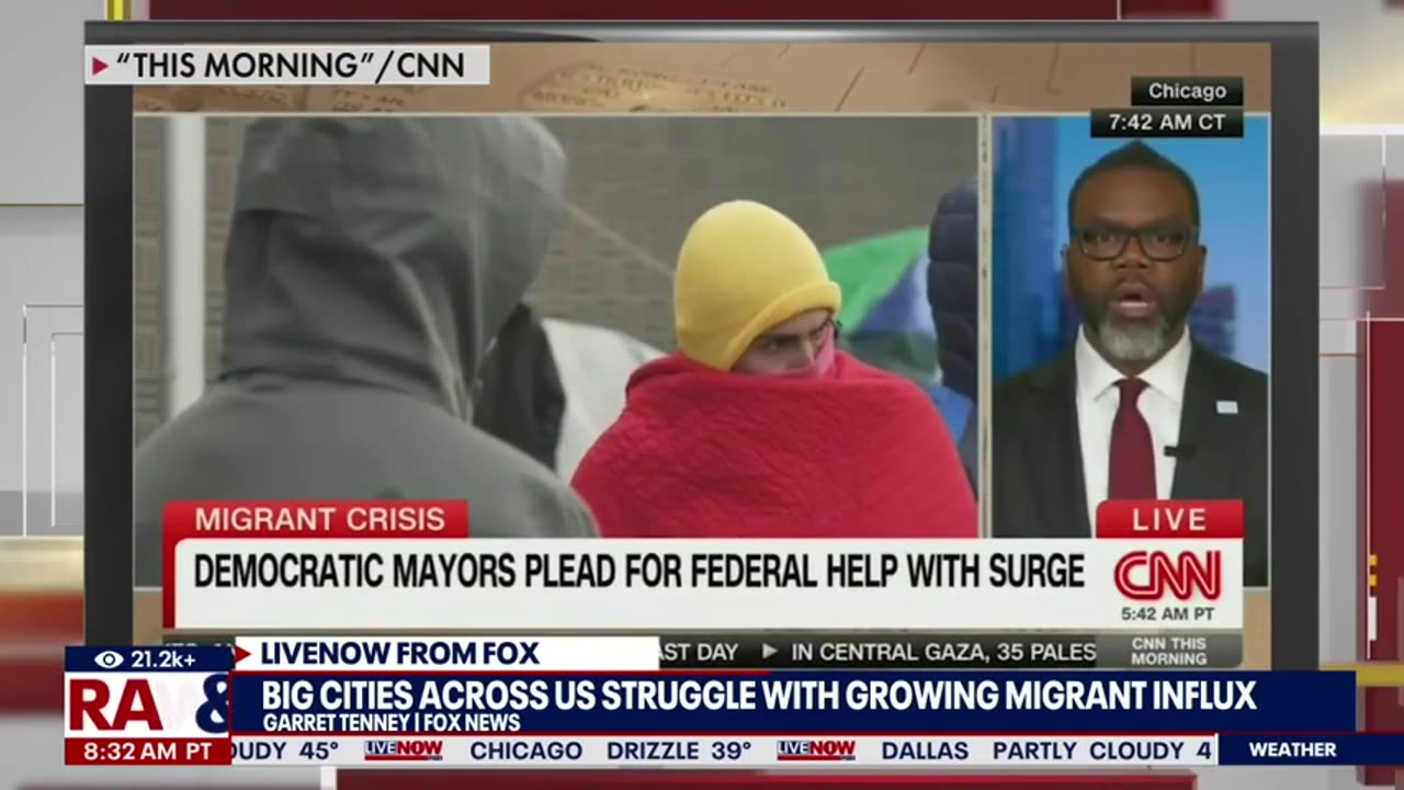 Migrant crisis- Caravan surge leads NYC, Chicago, Denver mayors to near capacity - LiveNOW from FOX