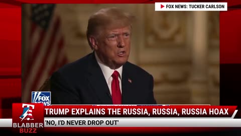 Trump Explains The RUSSIA, RUSSIA, RUSSIA Hoax