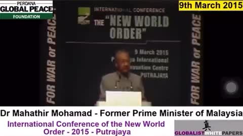 Former Malaysian PM Warned -'Elites Want to Reduce World Population to 1 Billion'