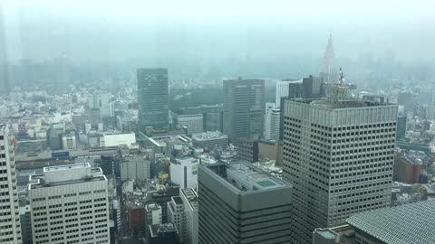 Tokyo Observatory and Meiji Jingu in Tokyo, Japan