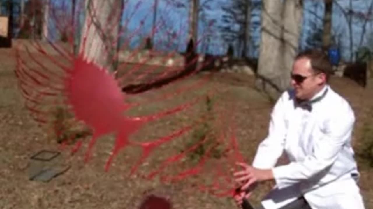 popping a balloon in slow motion