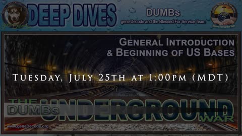 GENE DECODE | DUMBS | SNEAK PEAK THE UNDERGROUND WAR