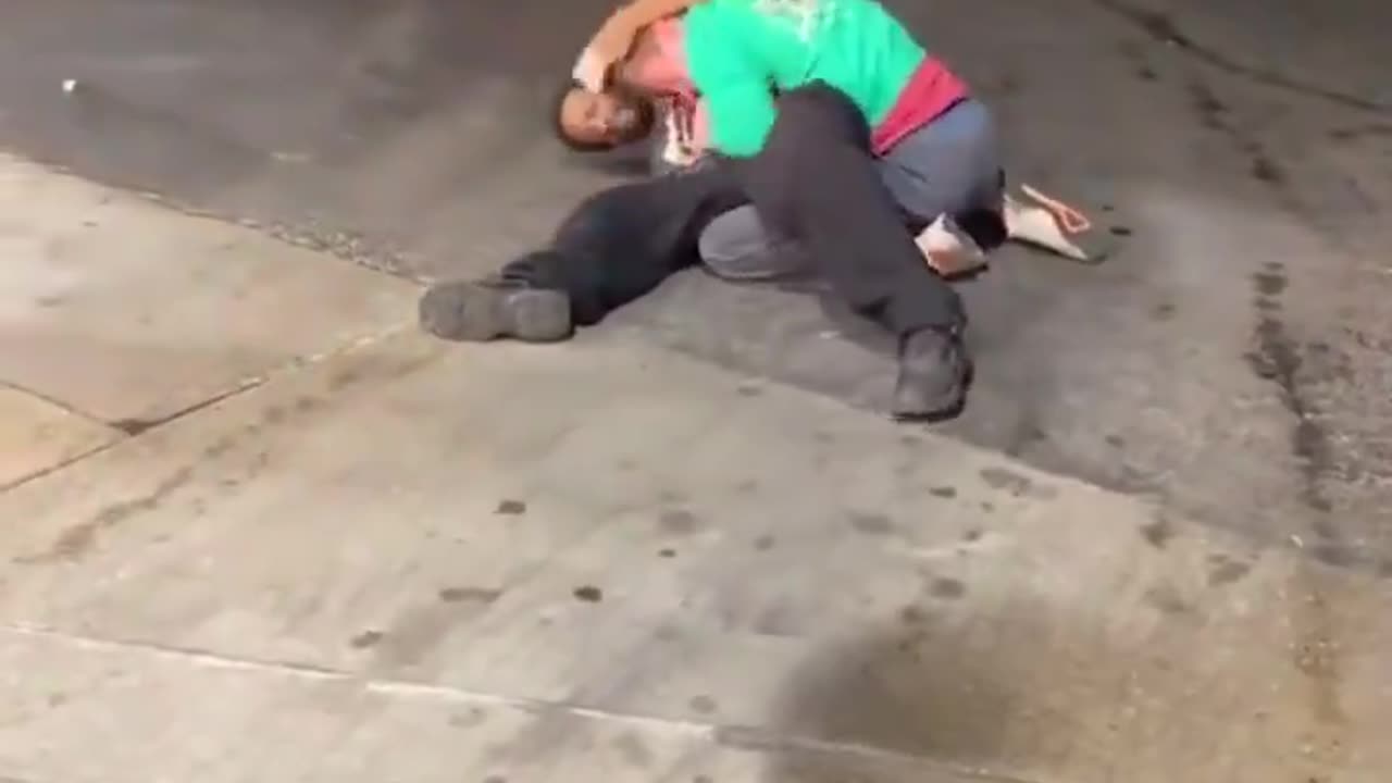 bro learned there are no rules in a street fight