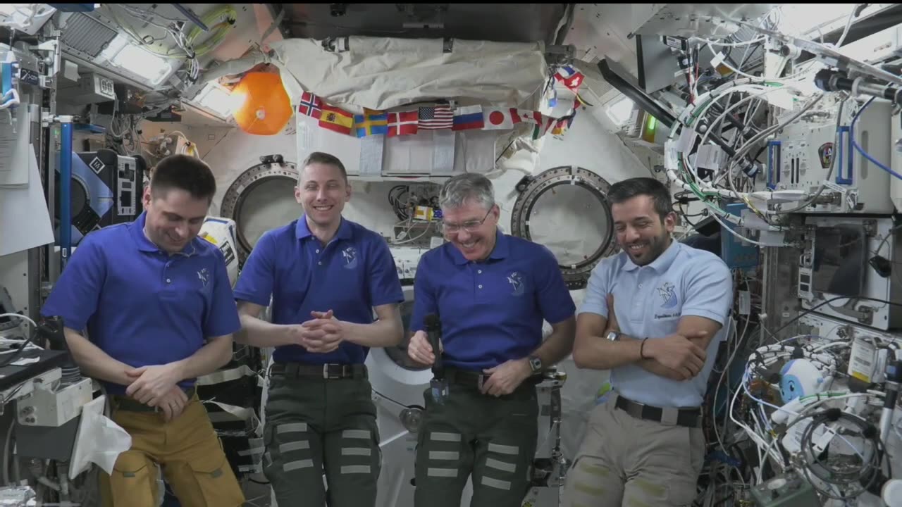 Expedition 69 NASA_s SpaceX Crew-6 Talks with Media Before Station Departure - Aug. 23_ 2023