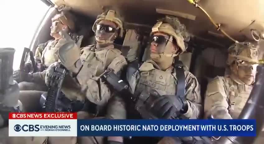 CBS reports that Biden has deployed the 101st Airborne Division to Eastern Europe.