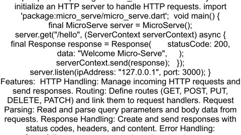 How to run Dart on a server