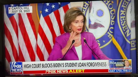 Nancy Pelosi schools chump Biden on student loan debt