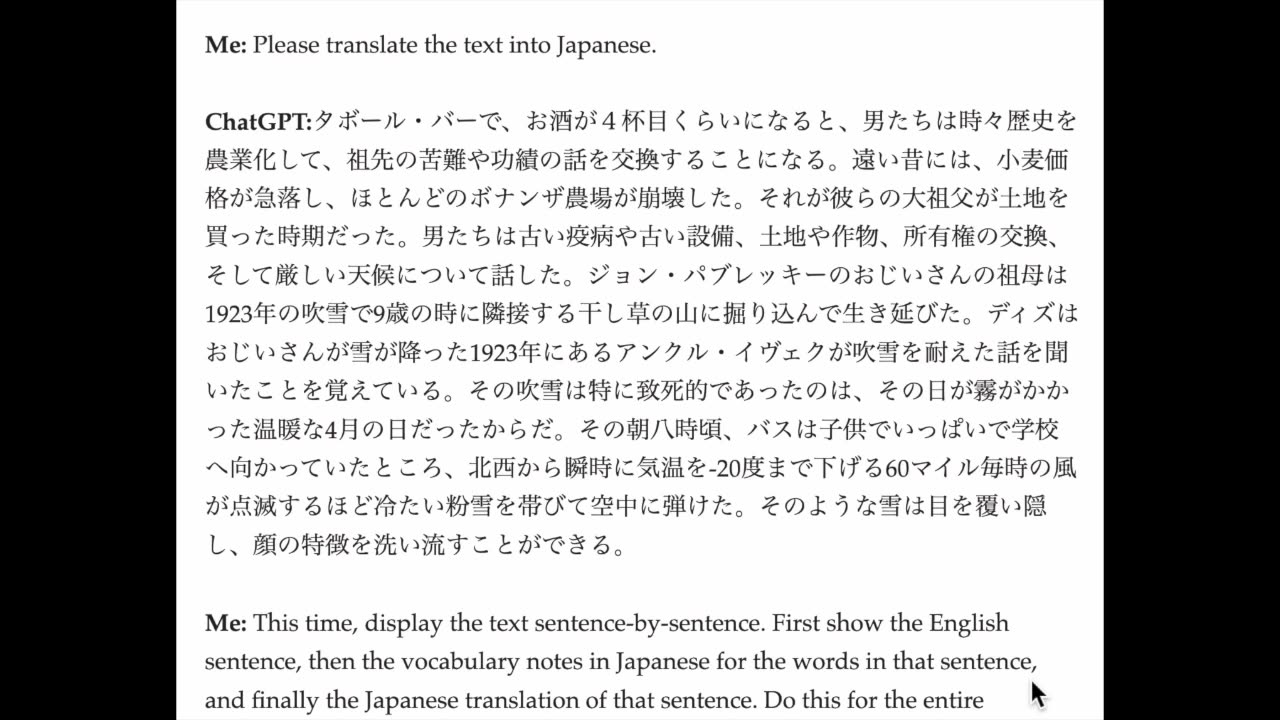 Using ChatGPT for Language Learning