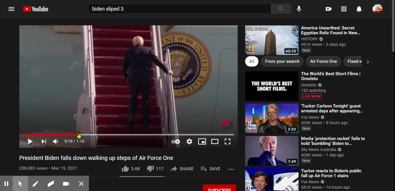 Biden Fell Down and Cant Get Up