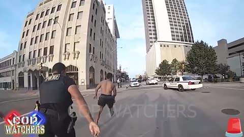 ANGRY MAN REPEATEDLY TASED BY TULSA COPS!! INSANE BODY CAM FOOTAGE!