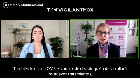 Dra. Tess Lawrie sobre el nuevo tratado de la OMS: ellos deciden qué es una pandemia