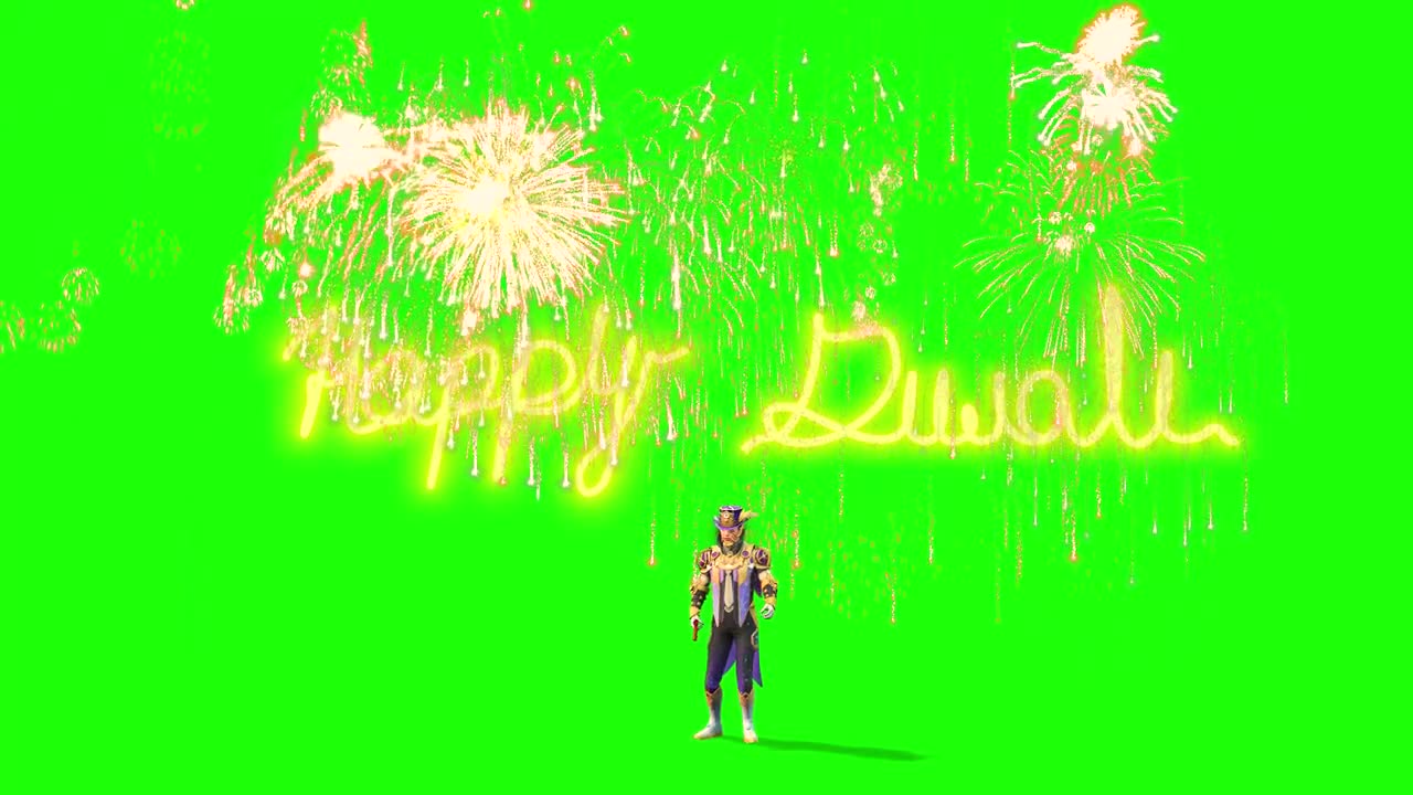 Happy Diwali Green Screen For PUBG Status