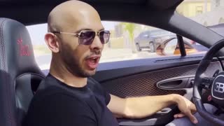 Andrew Tate Reviews His Bugatti Chiron Pur Sport - Jebel Jais DUBAI