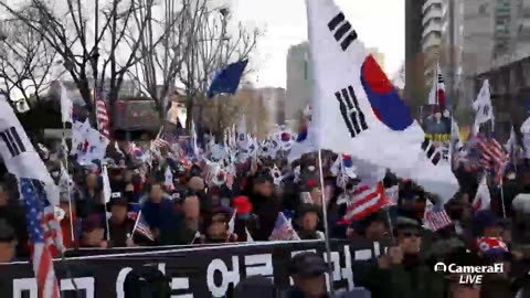 230505 영상기록 2018. 3.10.대한문 태극기 집회.3.10. 안국 사거리에서의 애국민들 함성 . 겁먹고 길을 안열어주는 주사파세력