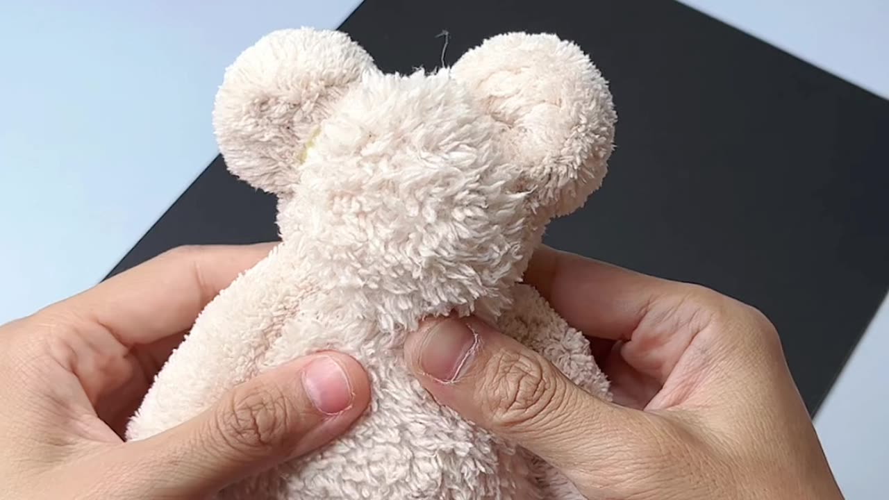 How to make teddy bear with towel🧸🥰