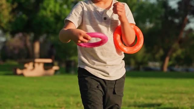 Kid is playing | Kid enjoying in ground