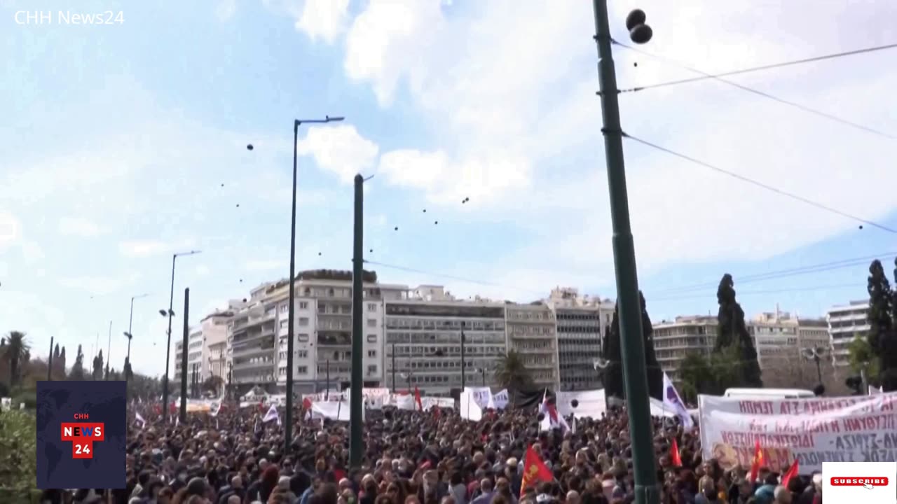 Demonstrators, police clash as Greece train crash protests resume/CHH News24