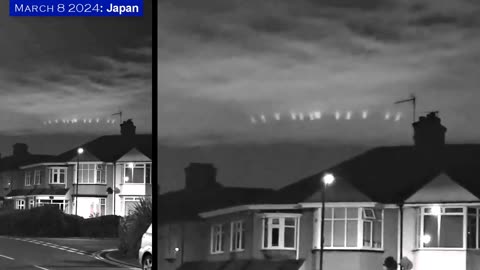 A UFO was seen over the city in Mexico again! UFO suddenly appearing in the sea