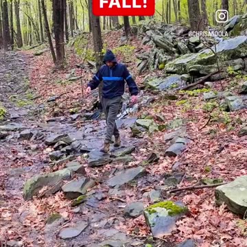 RAIN WASHED OUT THE TRAIL!