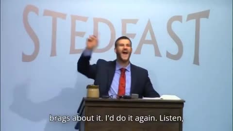 BASED SPEECH - American Pastor Adam Fannin in amazing anti-Jewish sermon