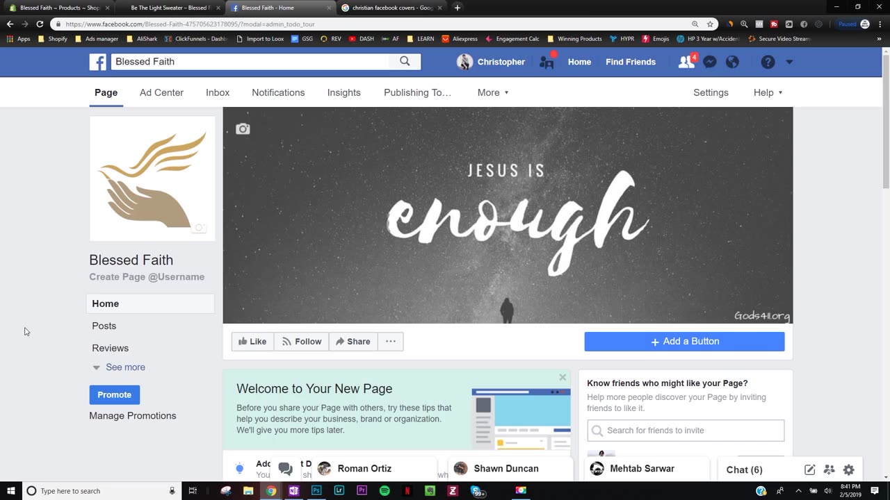 7. Creating the Facebook Page