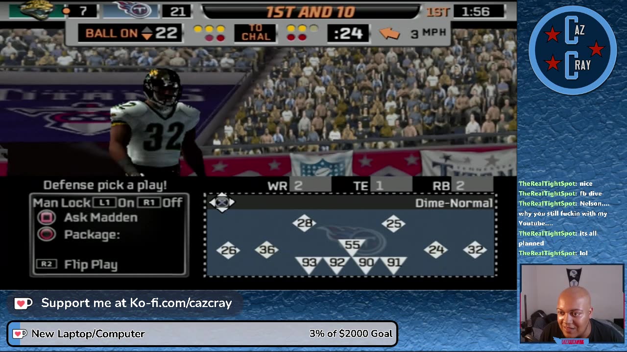 Madden NFL 06 Titans Franchise Y1G10 vs Jaguars & G11 vs 49ers